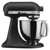 KitchenAid Cast Iron Black Artisan® Series 5 Quart Tilt-Head Stand Mixer - KSM150PSBK