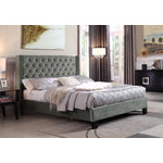 Olsen 3-Piece Queen Platform Bed - Grey