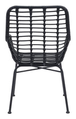 Erwood Outdoor Dining Arm Chair - Black - Set of 2