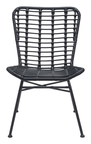 Rosthern Outdoor Dining Chair - Black - Set of 2