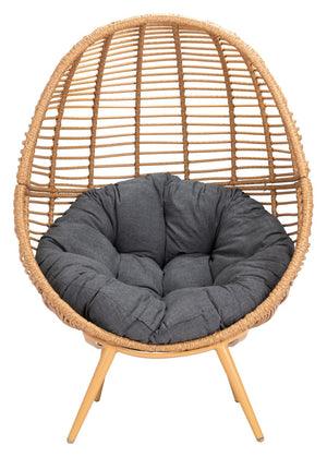 Petta Outdoor Egg Chair - Natural/Grey