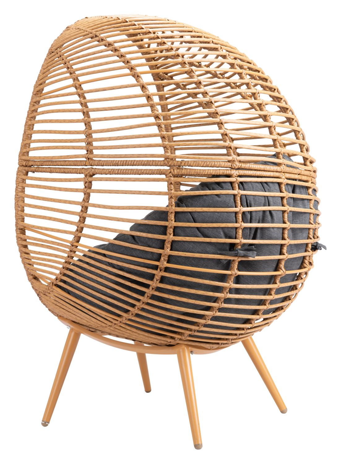 Petta Outdoor Egg Chair - Natural/Grey