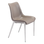 Teglberg Dining Chair - Greyish Brown/Silver - Set of 2