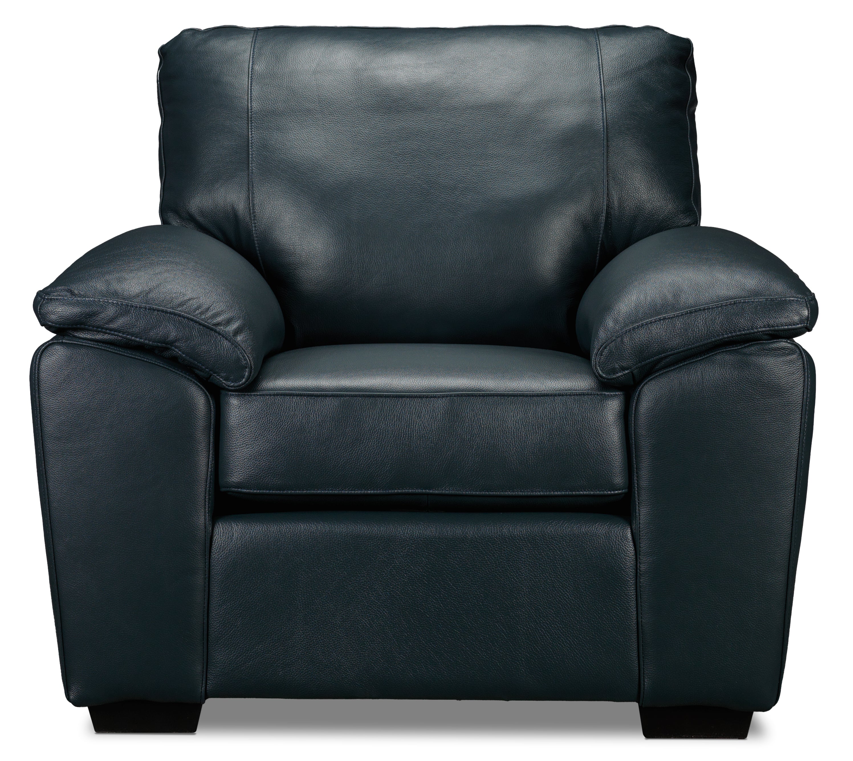 Gaetano Leather Chair - Havana Atlantic Blue