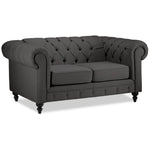 Derbyshire Loveseat - Dark Grey