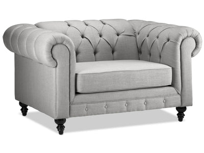 Derbyshire Chair and a Half - Grey