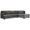 Anatasia 2-Piece Sectional with Right-Facing Chaise - Charcoal