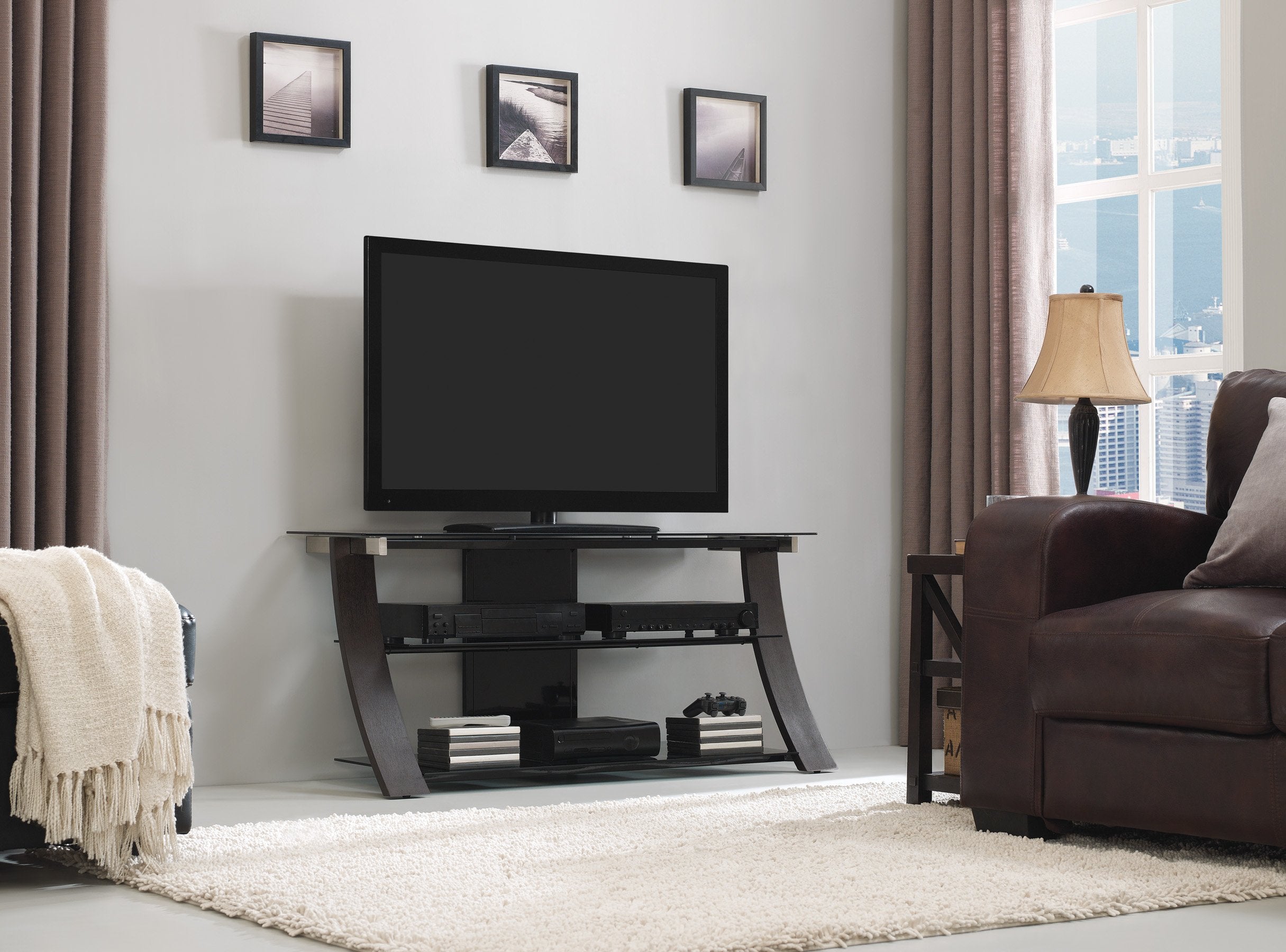 Steven 50" TV Stand - Dark Espresso