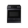 Samsung Black Stainless Steel Electric Range with True Convection and Air Fry (6.3 Cu.Ft) - NE63T8711SG/AC