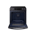 Samsung Black Stainless Steel Electric Range with True Convection and Air Fry (6.3 Cu.Ft) - NE63T8711SG/AC