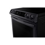 Samsung Black Stainless Steel Electric Range with True Convection and Air Fry (6.3 Cu.Ft) - NE63T8711SG/AC