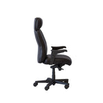 Benjamin Leather Plus Office Chair - Black