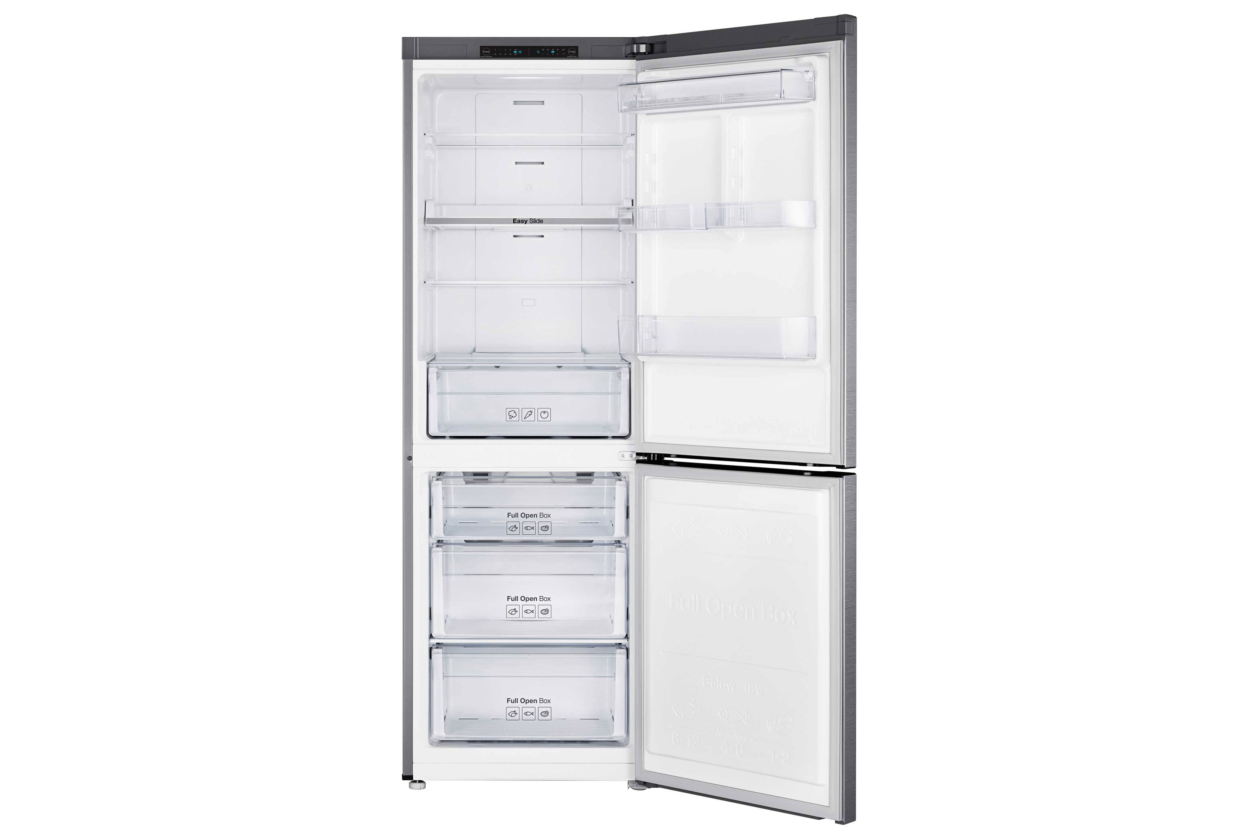 Samsung 23.37" 11.3 Cu. Ft. Stainless Steel 2-Door Bottom-Freezer Refrigerator - RB10FSR4ESR/AA