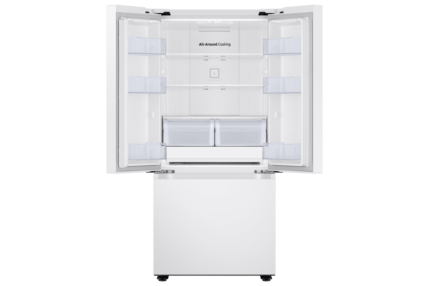Samsung Smooth White French Door Refrigerator (22.1 cu.ft.) - RF22A4111WW/AA