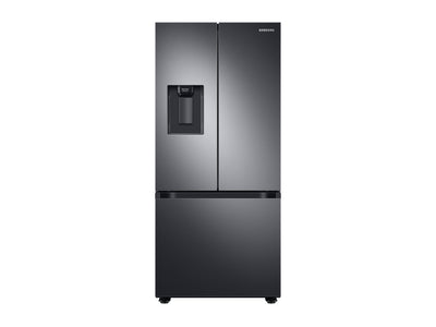 Samsung Black Stainless French Door Refrigerator with External Water Dispener (22.1 cu.ft.) - RF22A4221SG/AA