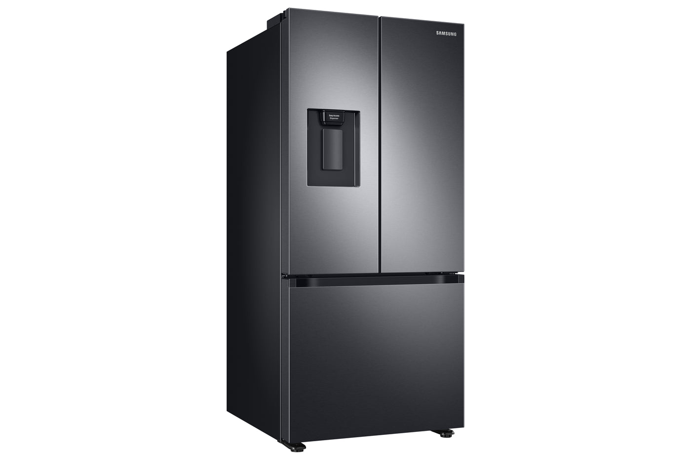 Samsung Black Stainless French Door Refrigerator with External Water Dispener (22.1 cu.ft.) - RF22A4221SG/AA
