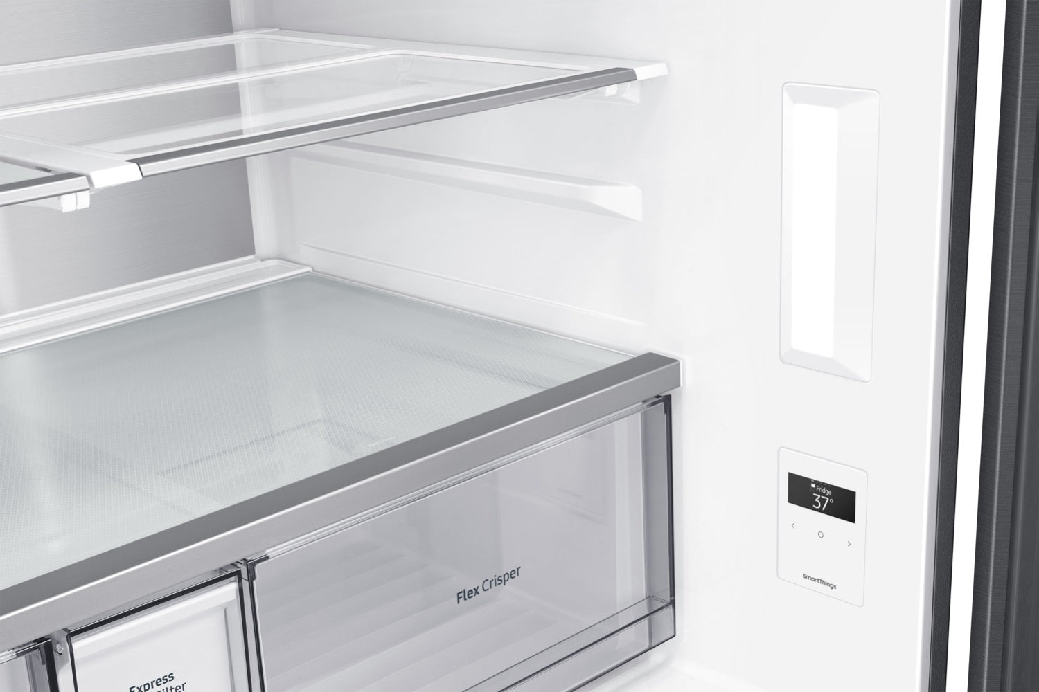 Samsung Black Stainless Steel Counter Depth 4 Door Flex Refrigerator (22.8 Cu.Ft) - RF23A9671SG/AC