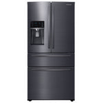 Samsung Black Stainless Steel French Door Refrigerator with Twin Cooling Plus (24.7 Cu.Ft.) - RF25HMIDBSG/AA
