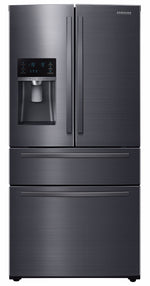Samsung Black Stainless Steel French Door Refrigerator with Twin Cooling Plus (24.7 Cu.Ft.) - RF25HMIDBSG/AA