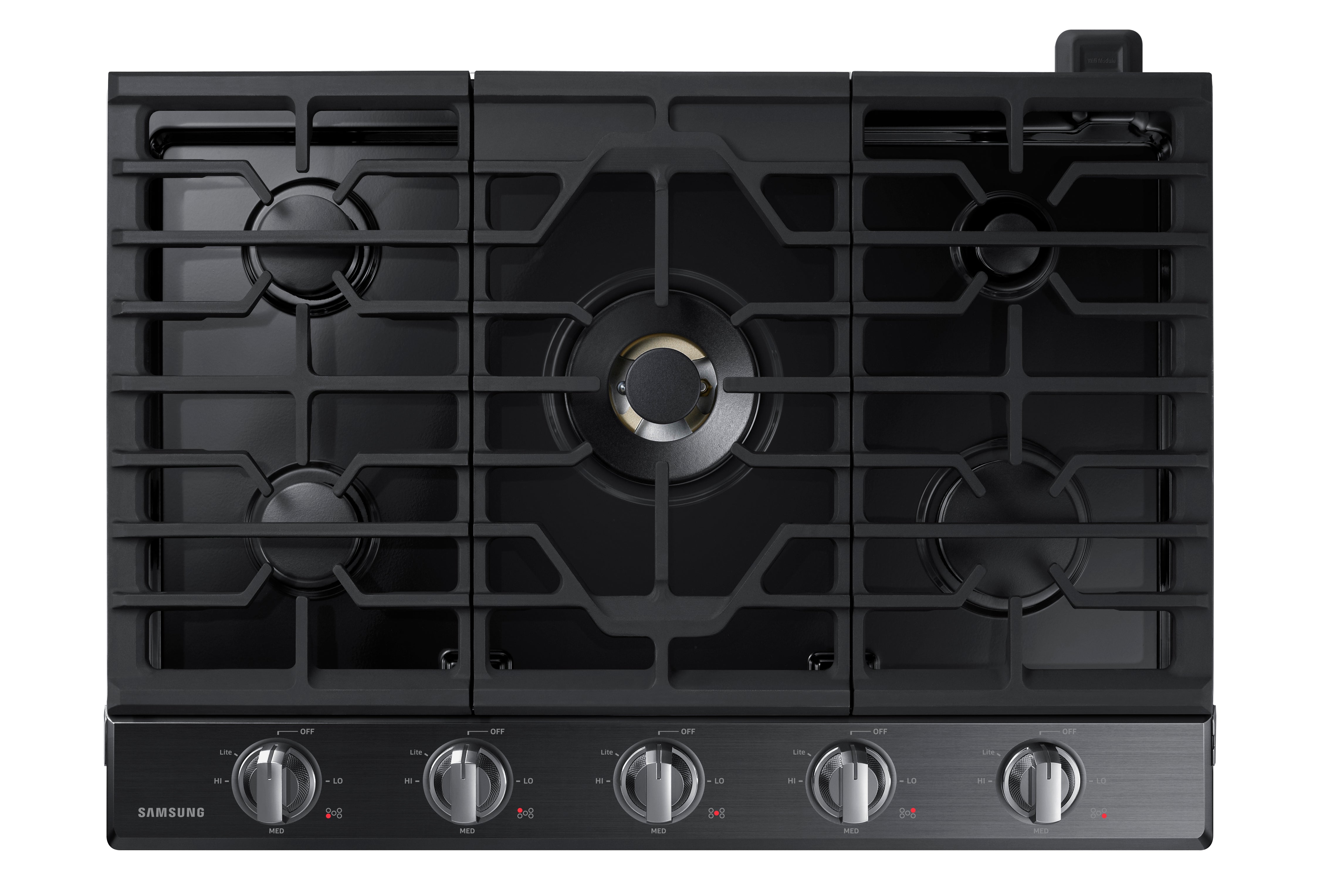 Samsung Black Stainless Steel 30" Gas Cooktop - NA30N7755TG/AA