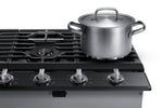 Samsung Black Stainless Steel 30" Gas Cooktop - NA30N7755TG/AA