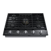 Samsung Black Stainless Steel 30" Gas Cooktop - NA30N7755TG/AA