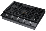 Samsung Black Stainless Steel 30" Gas Cooktop - NA30N7755TG/AA