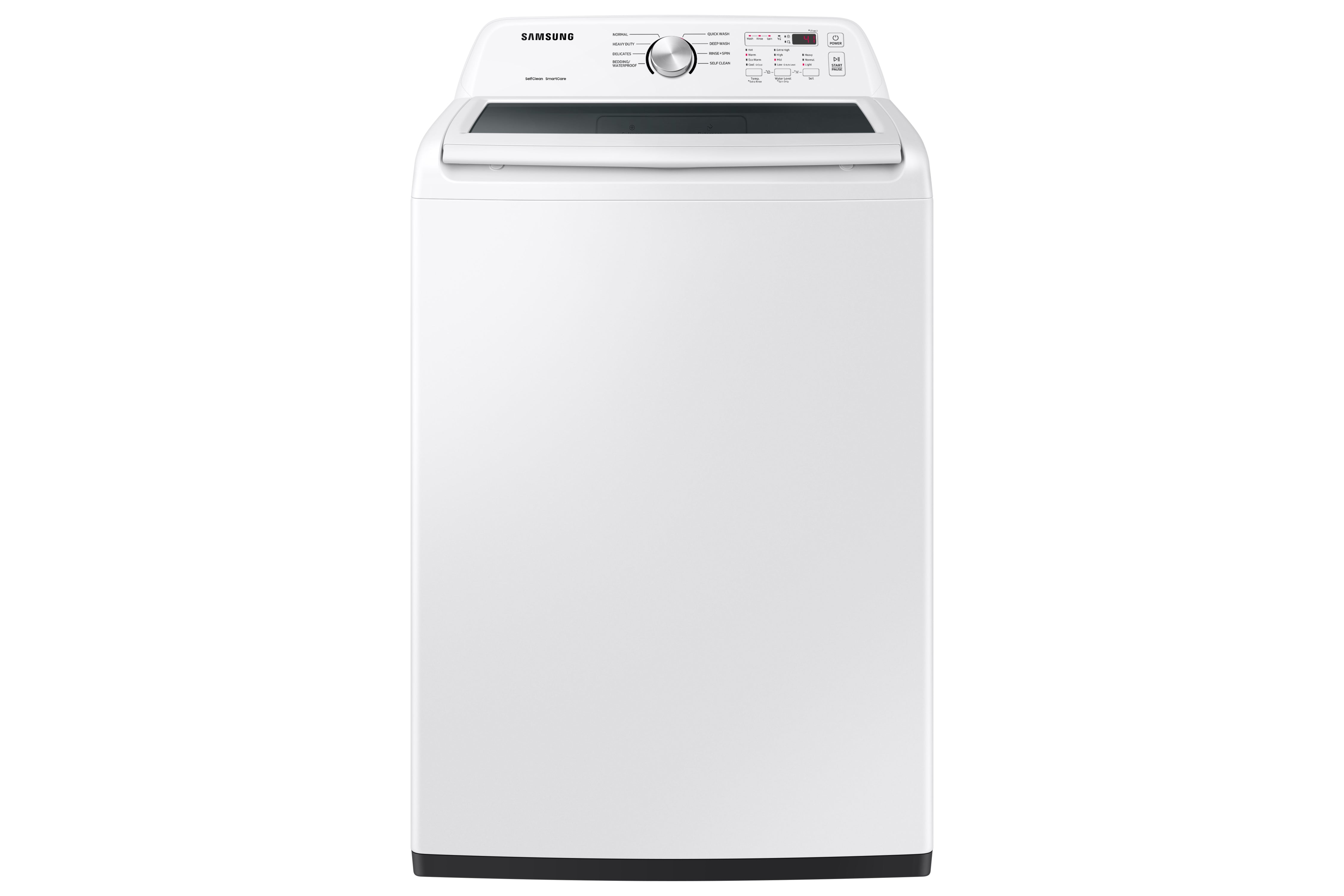 Samsung White Top Load Washer with ActiveWave Agitator (5.0 Cu.Ft) - WA44A3205AW/A4