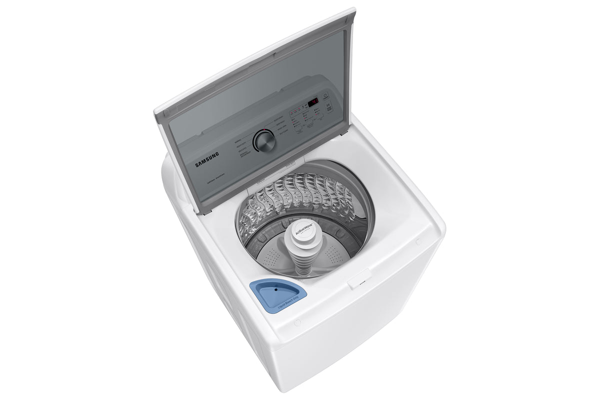Samsung White Top Load Washer with ActiveWave Agitator (5.0 Cu.Ft) WA44A3205AW/A4 Leon's