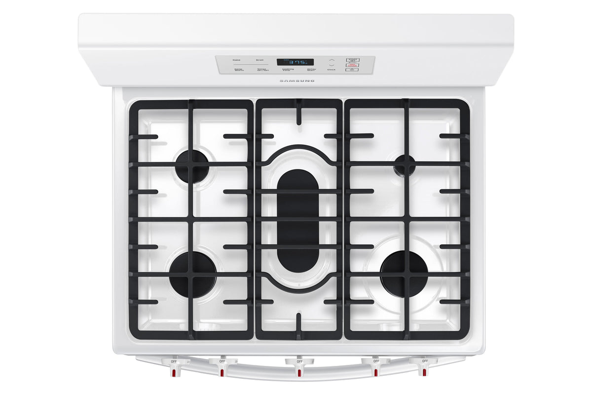 Samsung White Freestanding Gas Range (5.8 cu.ft.) - NX58M3310SW/AC