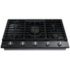 Samsung Black Stainless Steel 36" Gas Cooktop - NA36N7755TG/AA