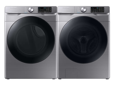 Samsung Platinum Front-Load Washer (5.2 cu. ft.) & Electric Dryer (7.5 cu. ft.) - WF45B6300AP/DVE45B6305P