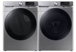 Samsung Platinum Front-Load Washer (5.2 cu. ft.) & Electric Dryer (7.5 cu. ft.) - WF45B6300AP/DVE45B6305P