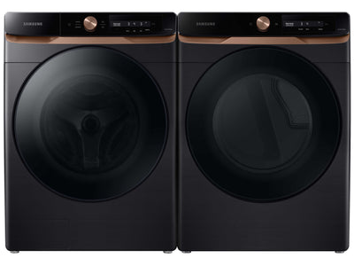Samsung Black Stainless Front-Load Washer (5.3 cu. ft.) & Electric Dryer (7.5 cu. ft.) - WF46BG6500AVUS/DVE46BG6500VAC