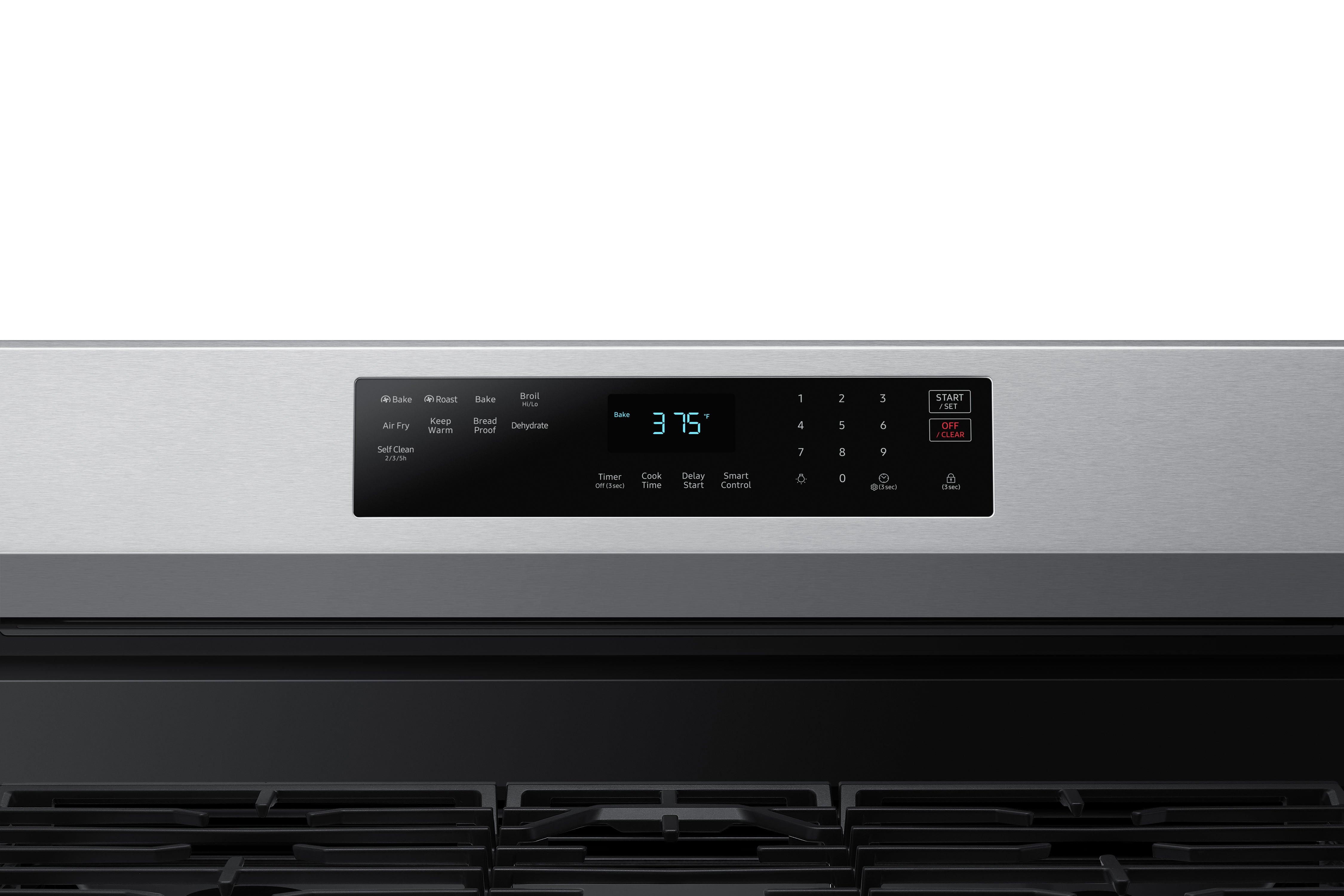 Samsung Stainless Steel Gas Fan Convection Range with Wi-Fi and Air Fry (6.0 Cu.Ft) - NX60A6511SS/AA