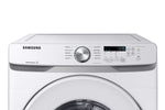 Samsung White Front Load Electric Dryer with Shallow Depth (7.5 Cu.Ft) - DVE45T6005W/AC