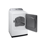 Samsung White Electric Dryer with Sensor Dry (7.4 Cu.Ft) - DVE50T5205W/AC