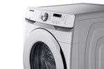 Samsung White Front Load Washer with Shallow Depth (5.2 Cu.Ft) - WF45T6000AW/A5