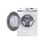 Samsung White Front Load Washer with Shallow Depth (5.2 Cu.Ft) - WF45T6000AW/A5