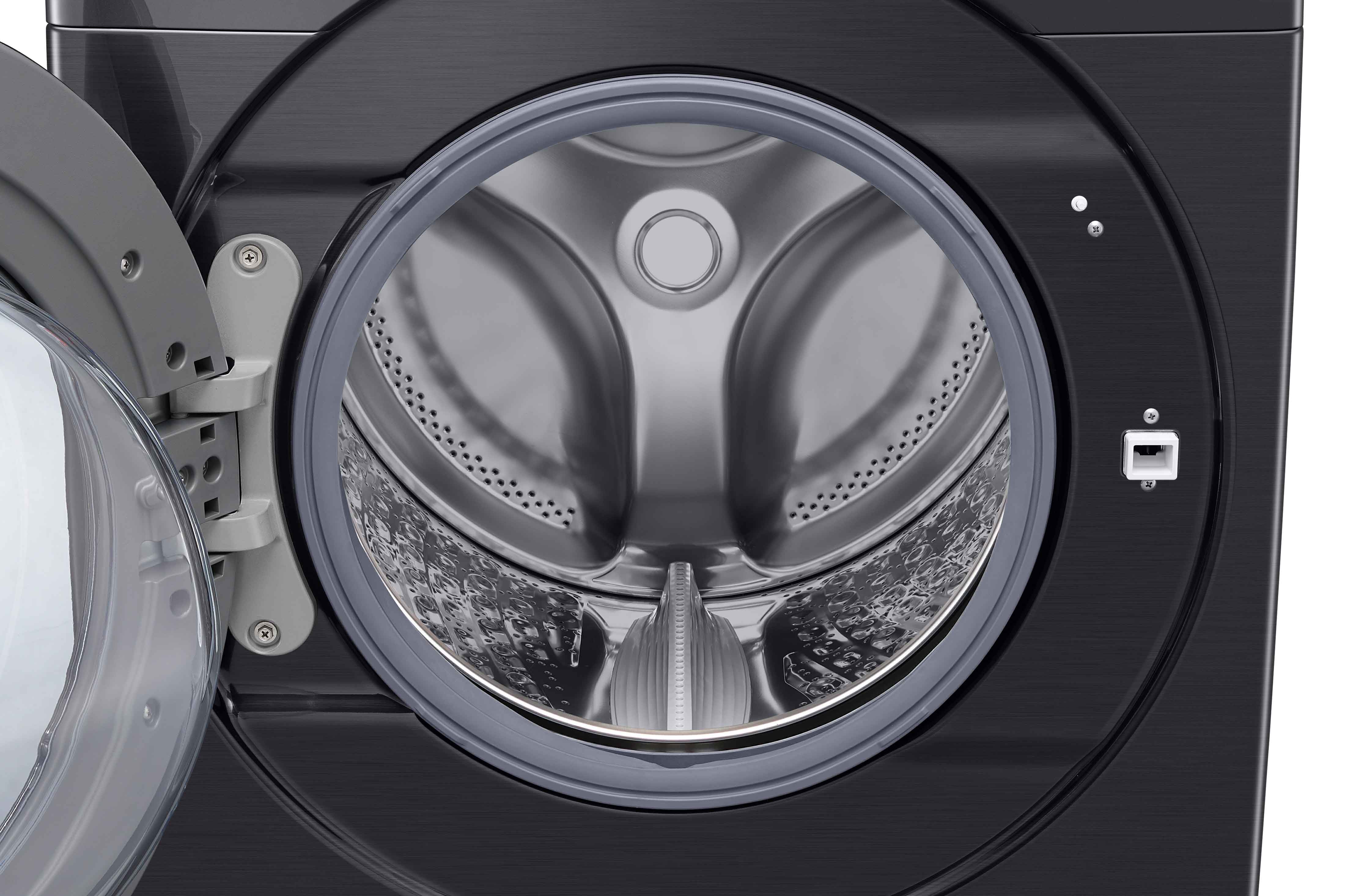 Samsung Black Stainless Steel Front Load Washer with Super Speed (5.8 Cu.Ft) - WF50T8500AV/A5