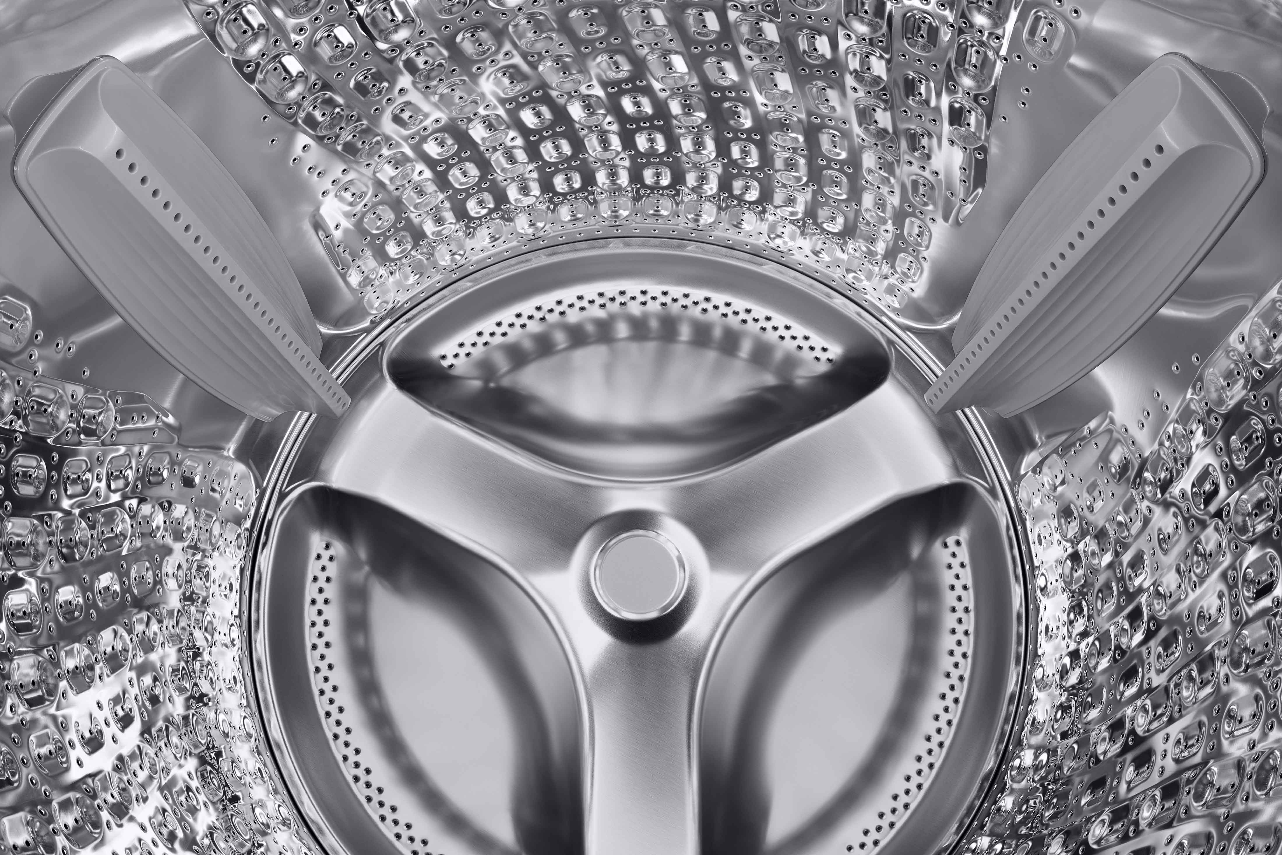 Samsung Black Stainless Steel Front Load Washer with Super Speed (5.8 Cu.Ft) - WF50T8500AV/A5