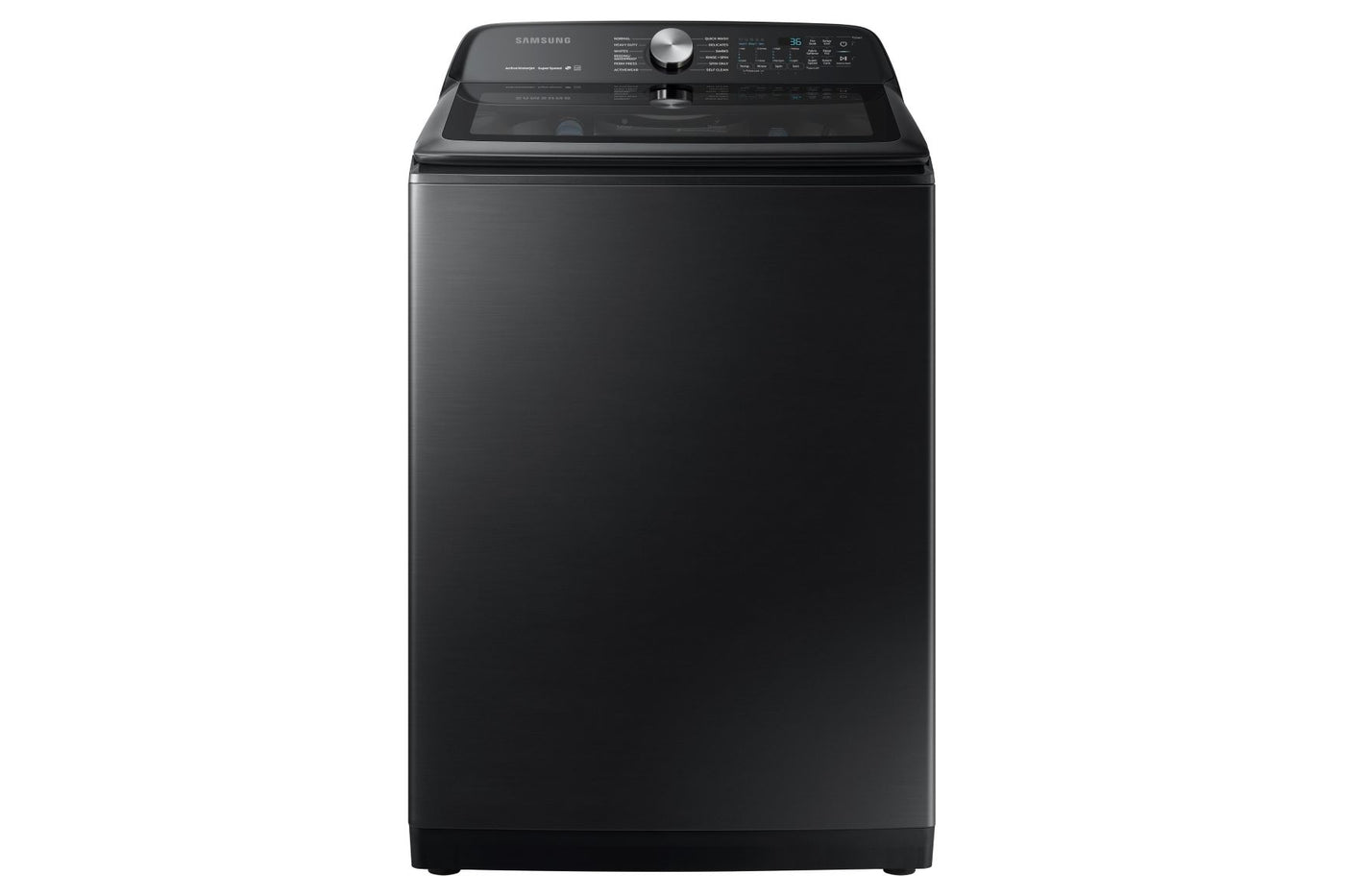 Samsung Black Stainless Top Load Washer with SuperSpeed and EZ Access Tub (5.8 Cu.Ft.) - WA50A5400AV/A4