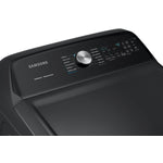 Samsung Black Stainless Electric Dryer with Steam Sanitize+ (7.4 Cu.Ft.) - DVE50A5405V/AC