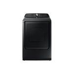 Samsung Black Stainless Electric Dryer with Steam Sanitize+ (7.4 Cu.Ft.) - DVE50A5405V/AC
