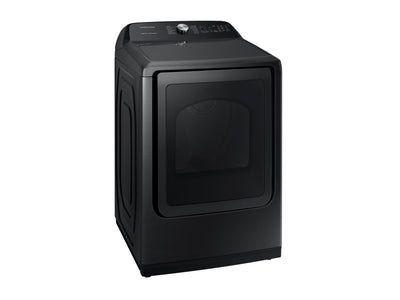 Samsung Black Stainless Electric Dryer with Steam Sanitize+ (7.4 Cu.Ft.) - DVE50A5405V/AC
