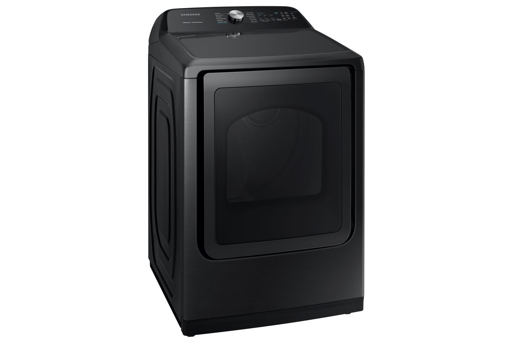 Samsung Black Stainless Electric Dryer with Steam Sanitize+ (7.4 Cu.Ft.) - DVE50A5405V/AC