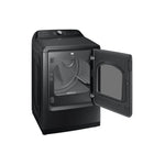 Samsung Black Stainless Electric Dryer with Steam Sanitize+ (7.4 Cu.Ft.) - DVE50A5405V/AC