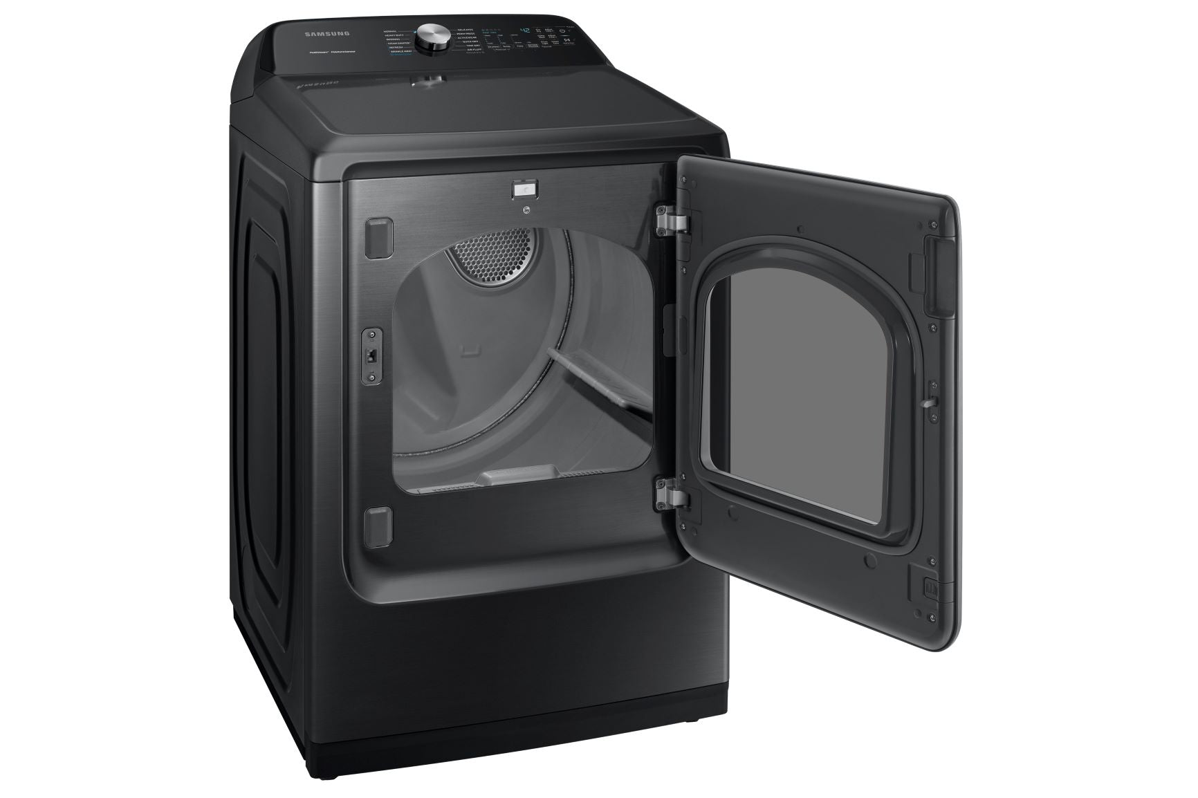 Samsung Black Stainless Electric Dryer with Steam Sanitize+ (7.4 Cu.Ft.) - DVE50A5405V/AC