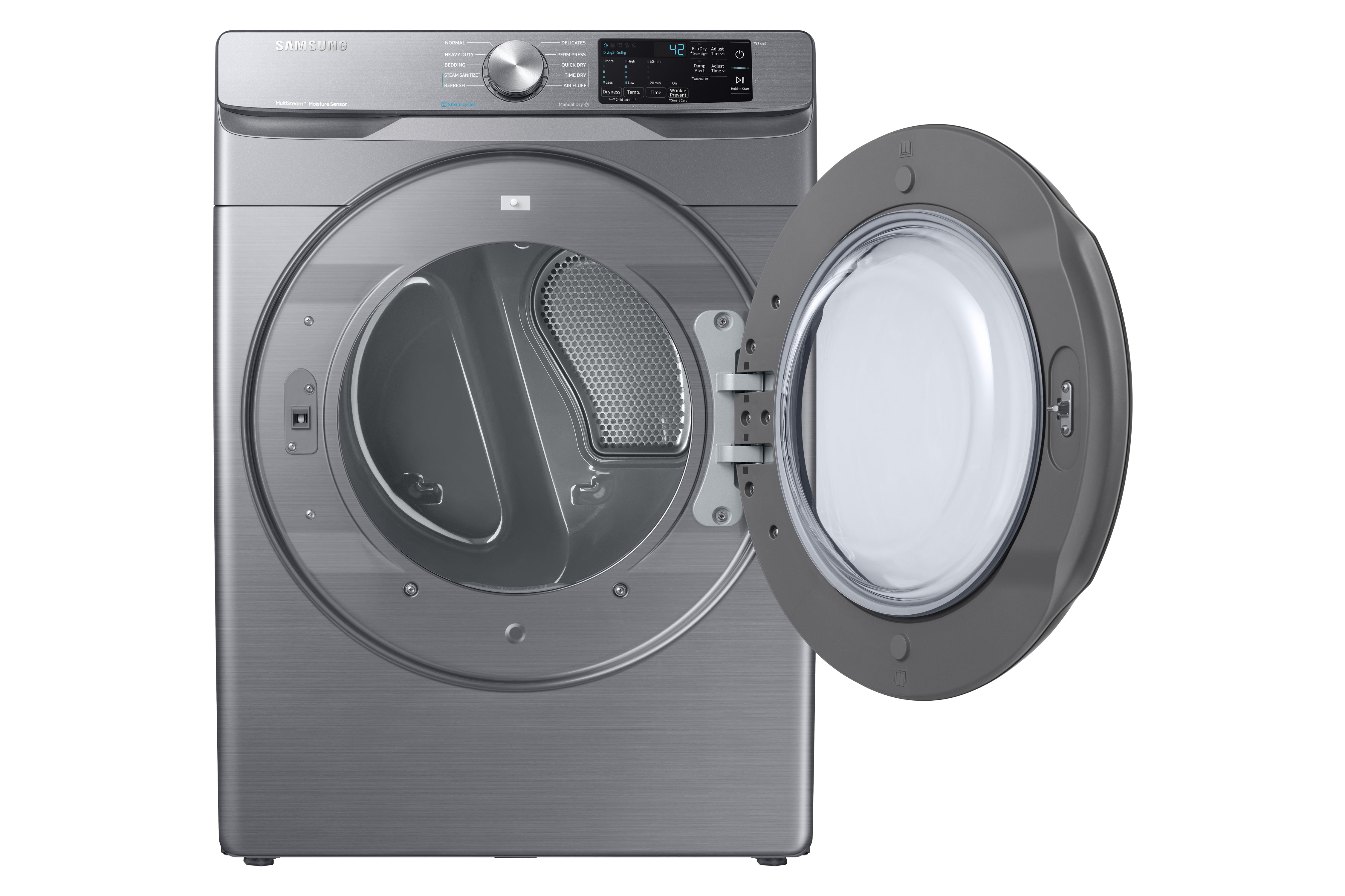 Samsung Stainless Platinum Steam Front Load Gas Dryer (7.5 Cu. Ft.) - DVG45T6100P/AC