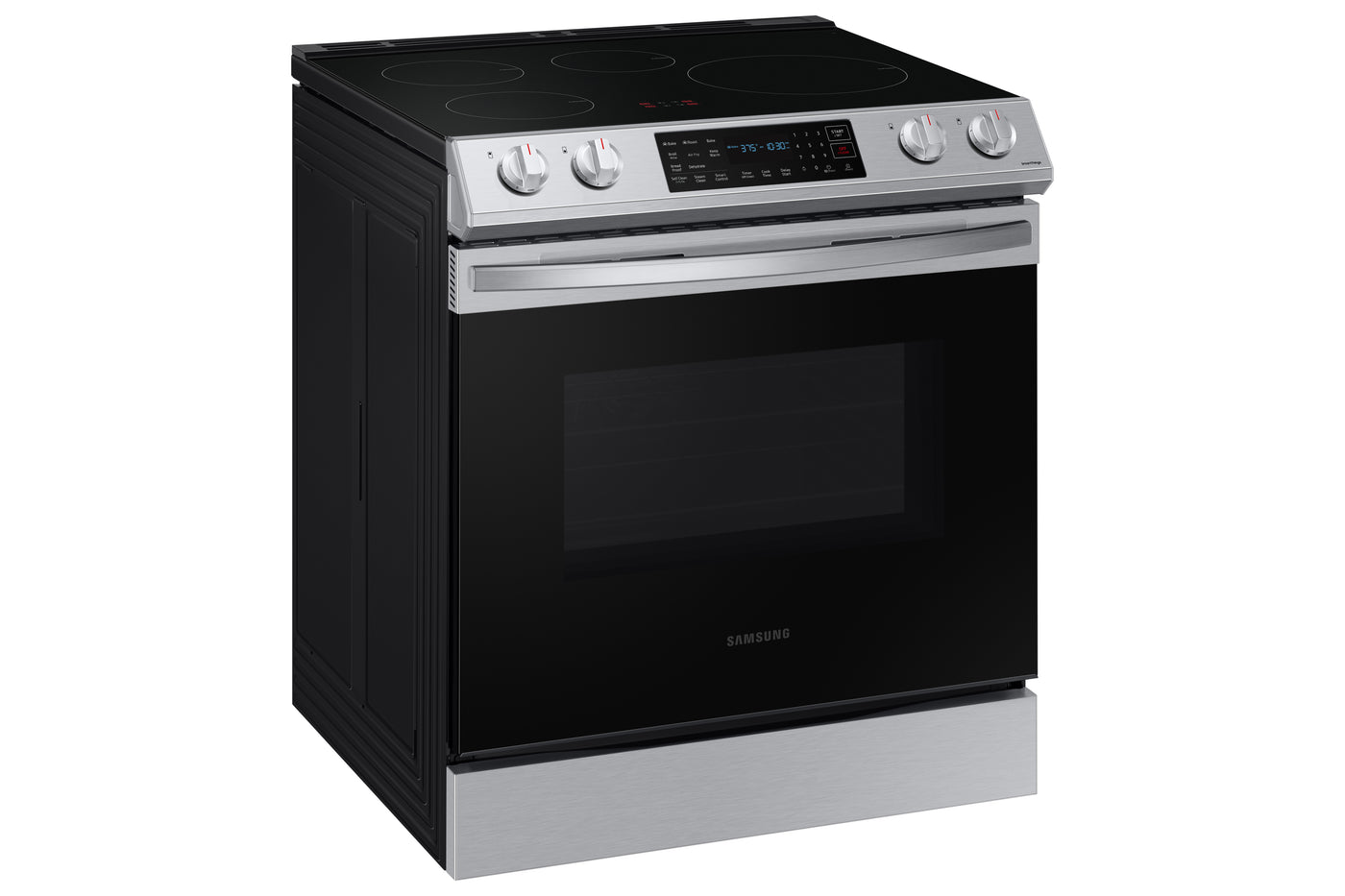 Samsung Stainless Steel Induction Slide-In Range with Air Fry (6.3 Cu.Ft.) - NE63B8411SS/AC